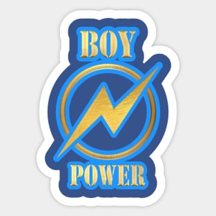 BOY POWER Sticker